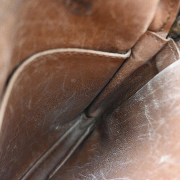 LOUIS VUITTON Danube Shoulder Bag Monogram Leather Brown France M45266 31EF095 - Picture 11 of 16